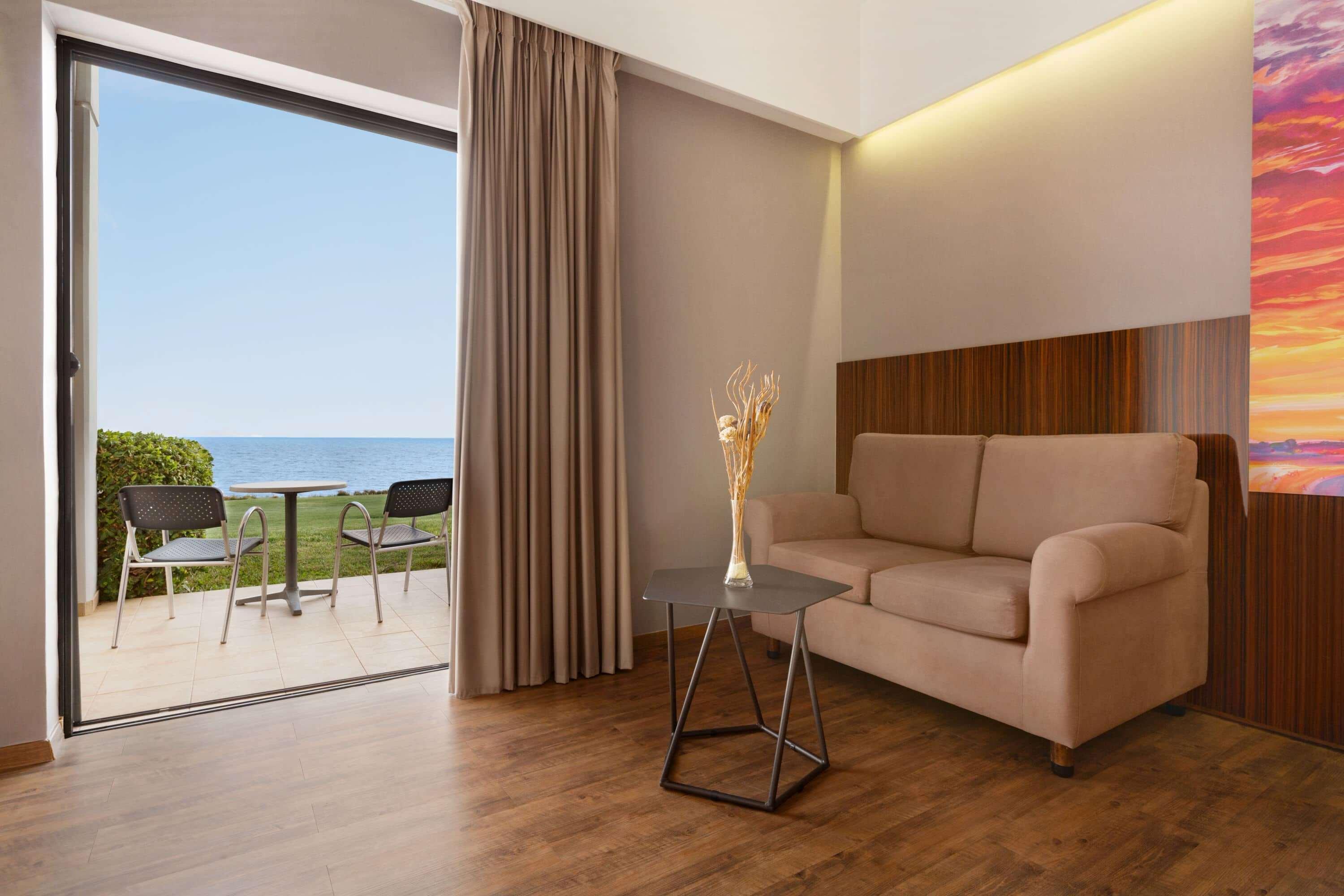 Hotel Ramada Plaza By Wyndham Thraki Alejandrópolis Exterior foto A 3D rendering of a living room